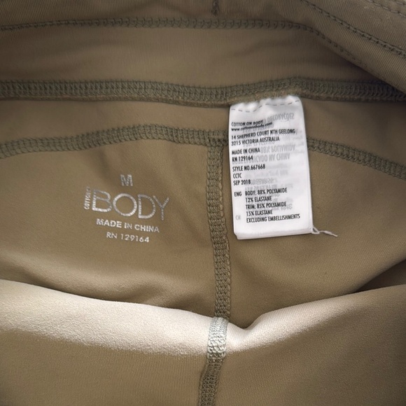 Cotton On Body Olive Leggings - Picture 2 of 5